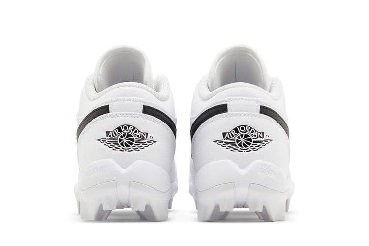 Air Jordan 1 Low Cleat GS White Black