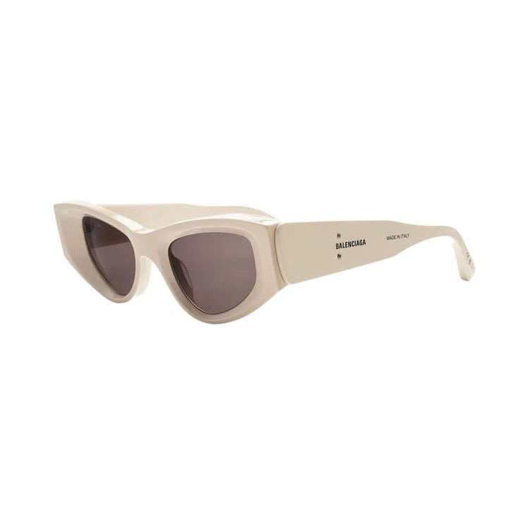 Balenciaga Cat Eye Sunglasses Beige/Grey