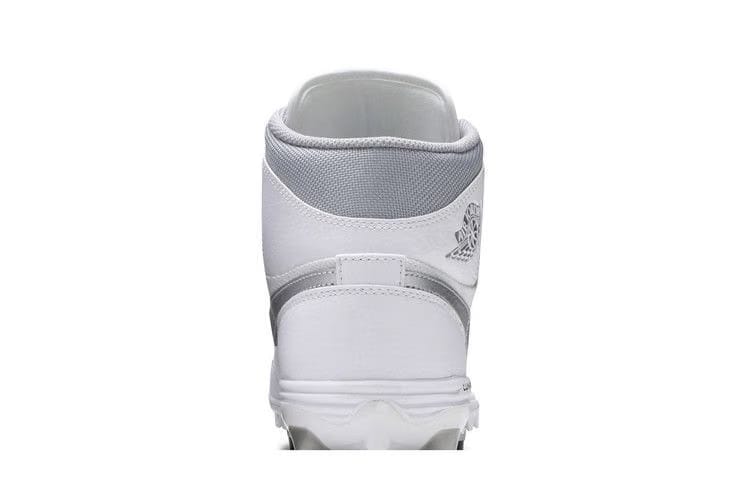Air Jordan 1 Mid TD Cleat Metallic Silver