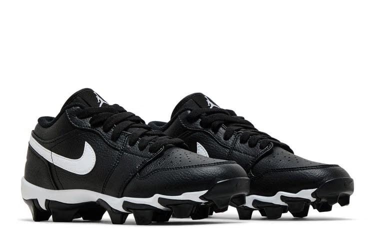 Air Jordan 1 Low Cleat GS Black White