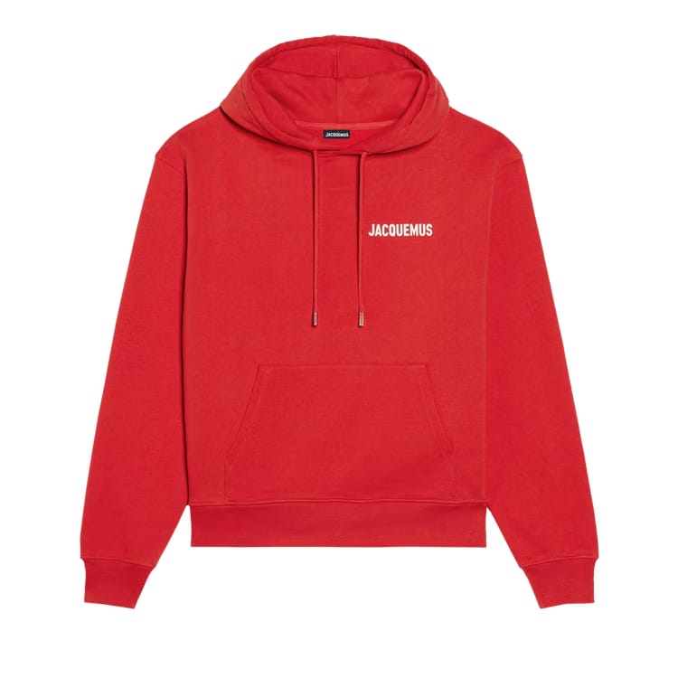 Jacquemus Classic Logo Hoodie Red