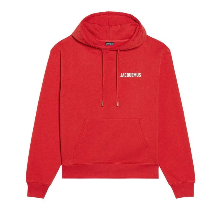 Jacquemus Classic Logo Hoodie Red