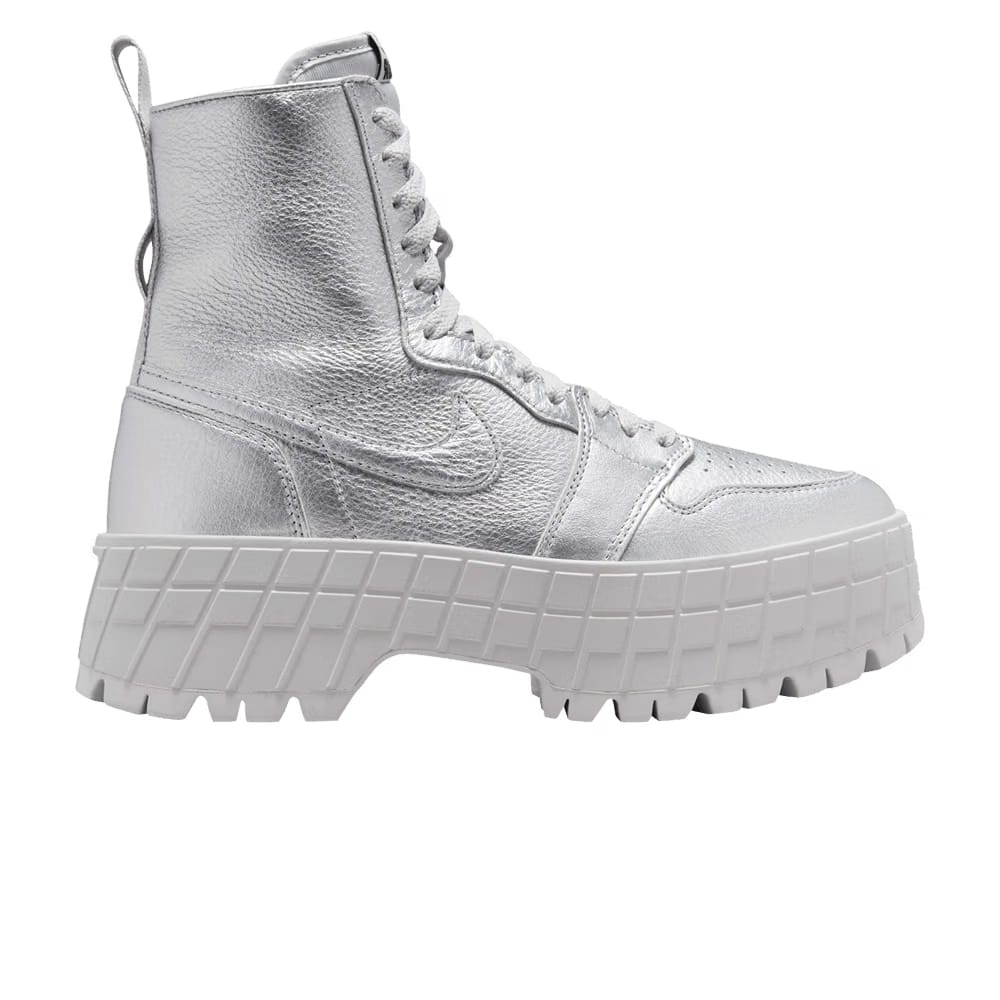 Wmns Air Jordan 1 High Brooklyn 'Metallic Silver'