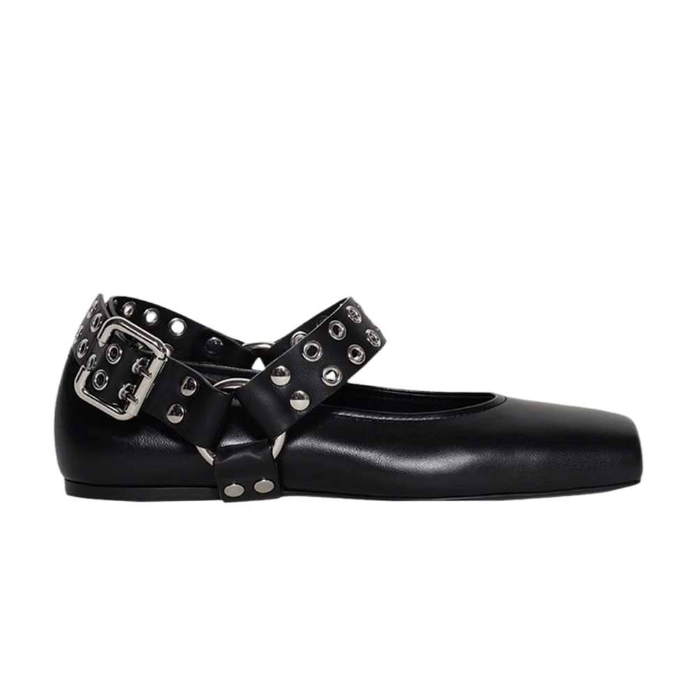Alaïa Wmns Biker Ballet Flat 'Black'
