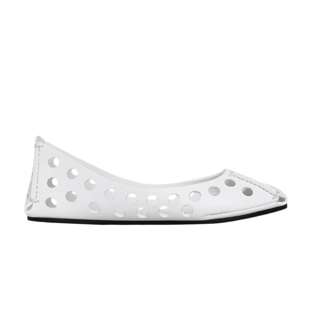 Alaïa Wmns Perfo Ballet Flat 'White'