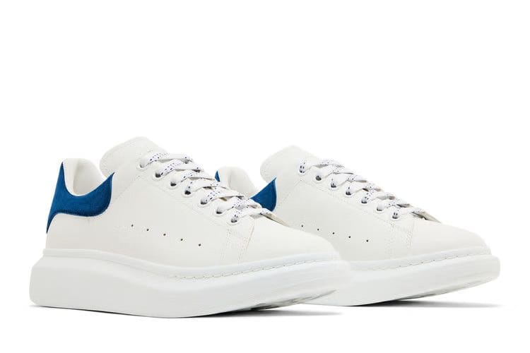 Alexander McQueen Oversized Sneaker White Paris Blue 2024