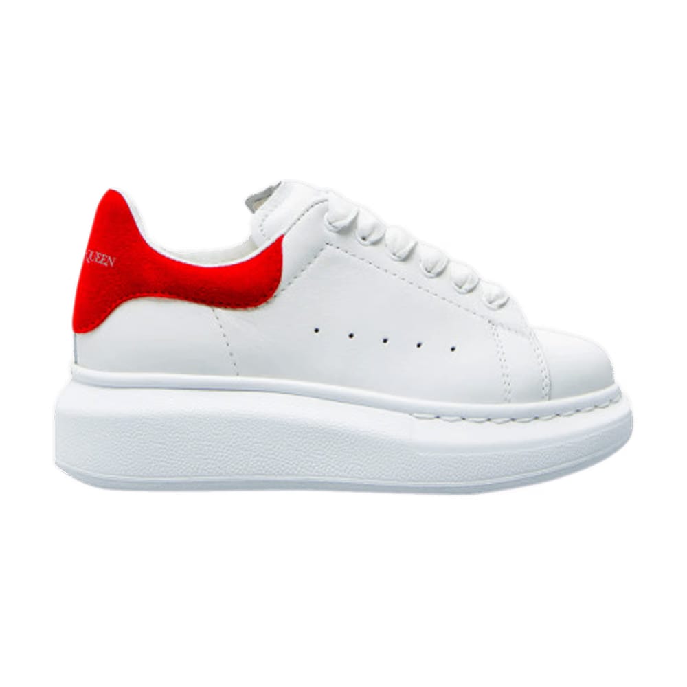 Alexander McQueen Oversized Sneaker Kids White Lust Red