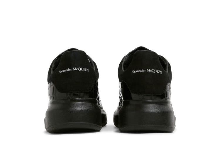 Alexander McQueen Oversized Sneaker Black Crocodile