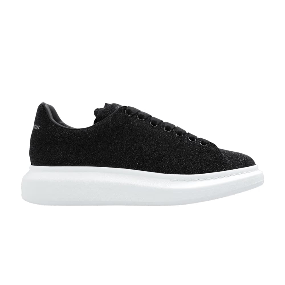 Alexander McQueen Oversized Sneaker Black White Glitter