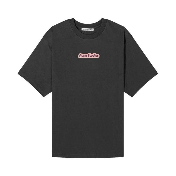 Acne Studios Patch Logo T-Shirt Black/Pink