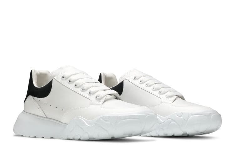 Alexander McQueen Oversized Court Trainer White Black