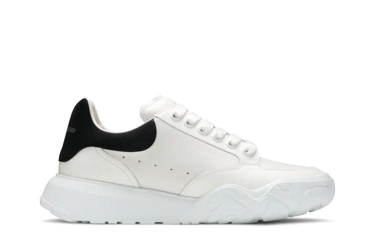 Alexander McQueen Oversized Court Trainer White Black