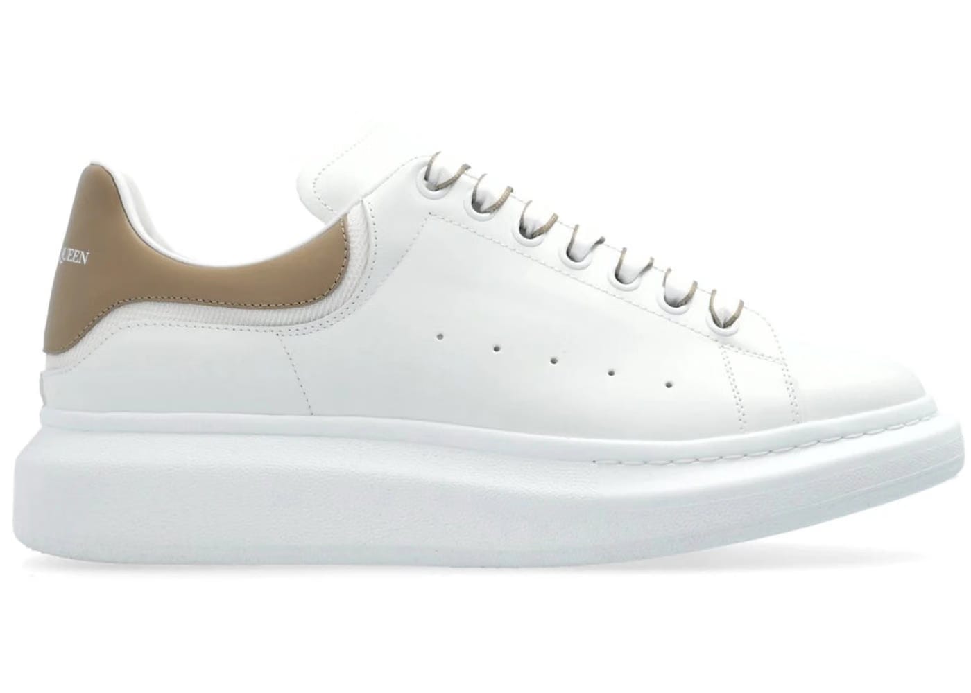Alexander McQueen Oversized Sneaker New Tech Calf - White Stone