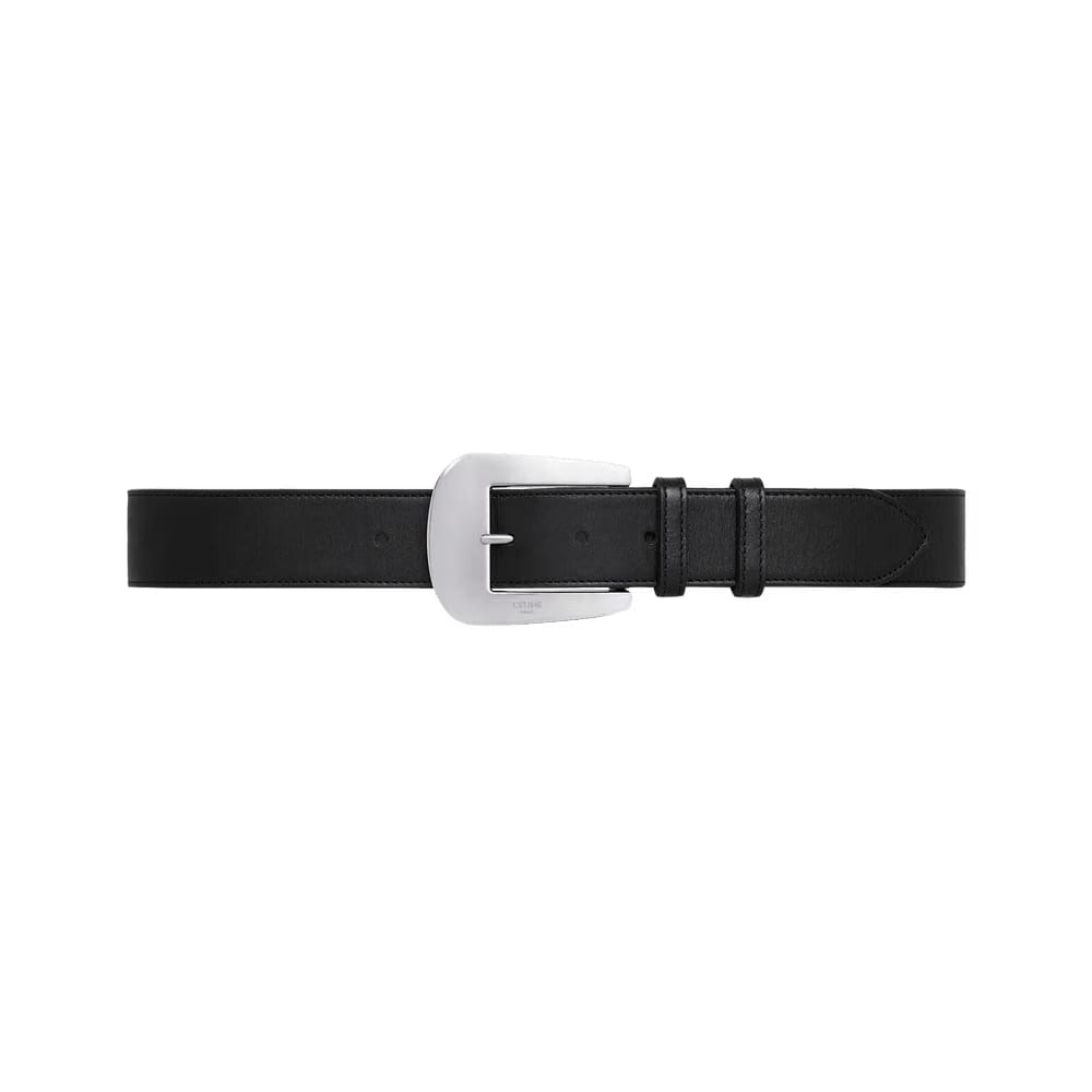 CELINE Large 35mm Belt Black