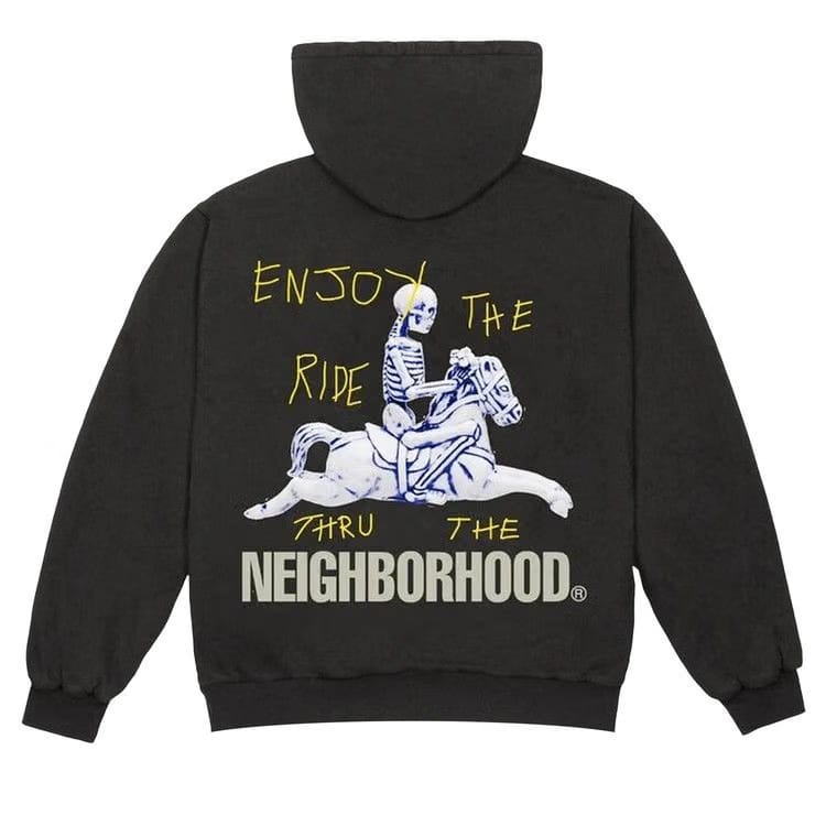 Cactus Jack by Travis Scott x Neighborhood Carousel Hoodie Black