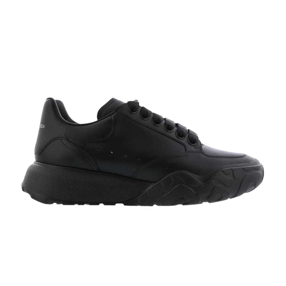Alexander McQueen Wmns Oversized Court Trainer 'Triple Black'