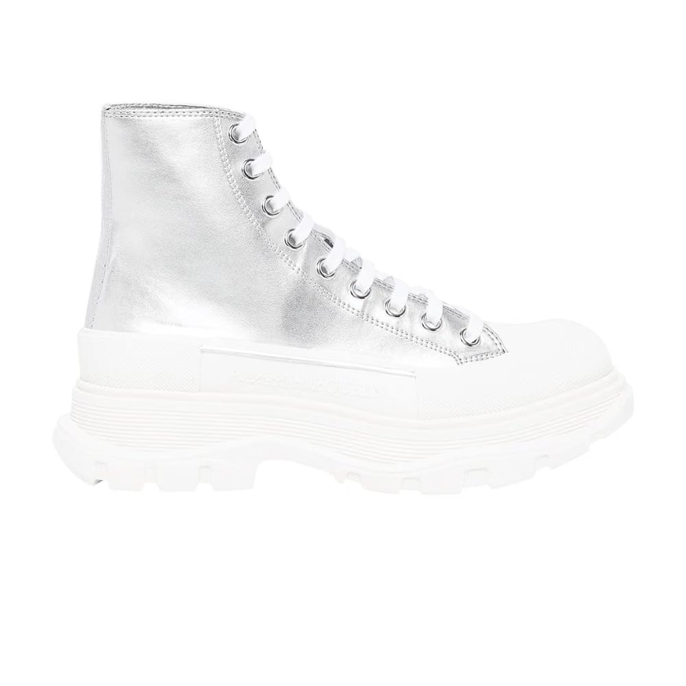 Alexander McQueen Tread Slick High Silver