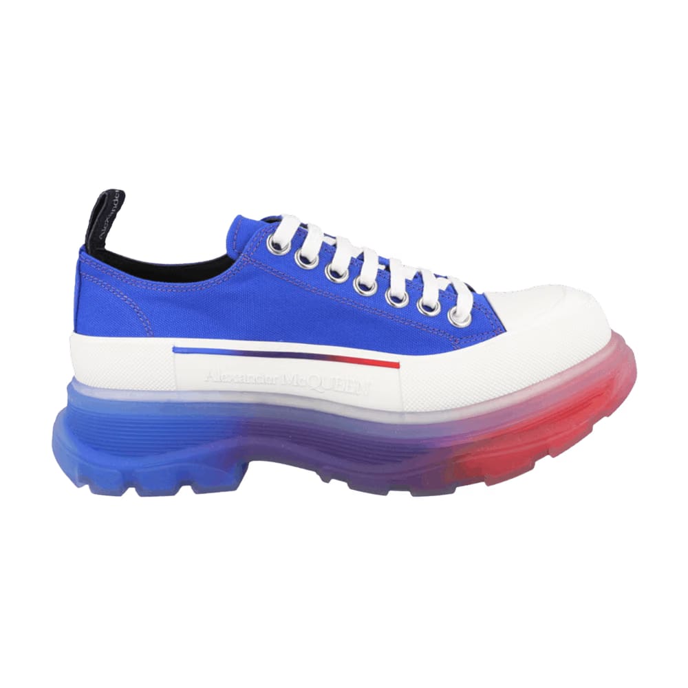Alexander McQueen Tread Slick Lace Up Royal Red Gradient