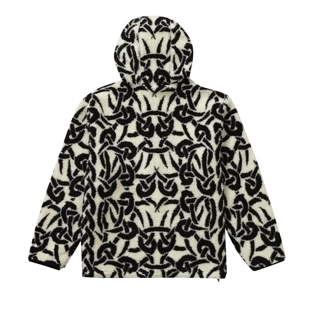 Supreme Celtic Knot Reversible WINDSTOPPER Fleece Hooded Jacket Stone