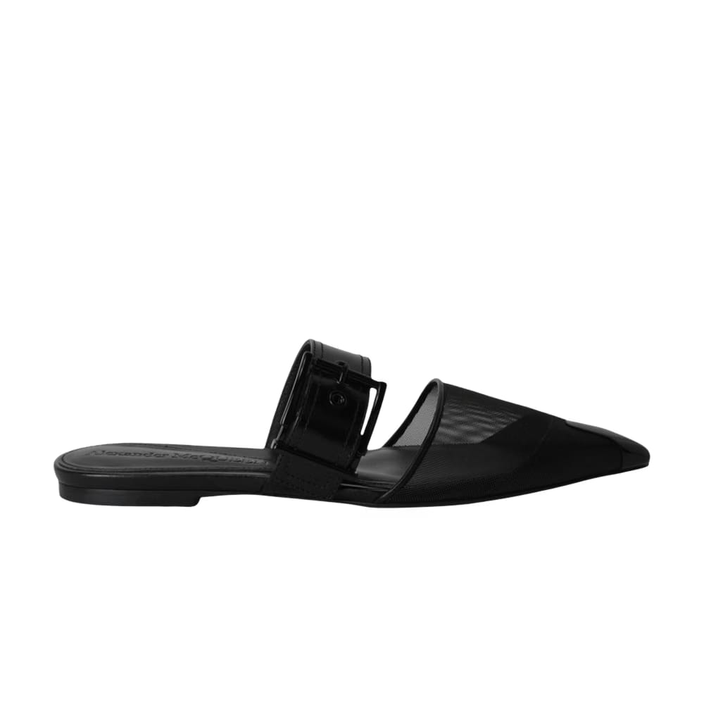 Alexander McQueen Wmns Mesh Punk Mule 'Black'