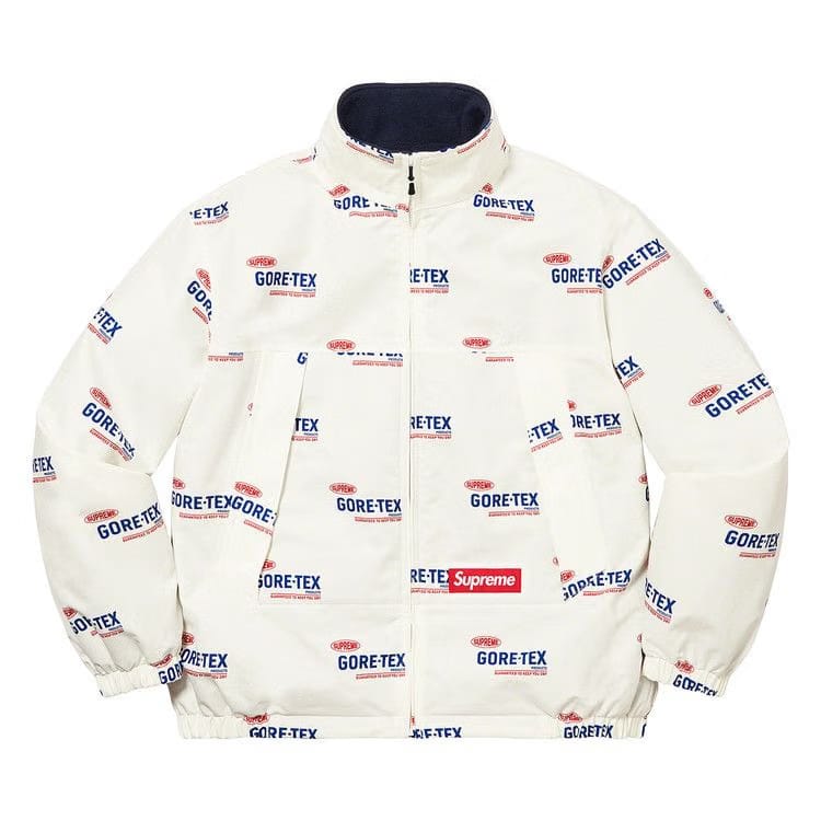 Supreme GORE-TEX Reversible Polartec Lined Jacket Natural Logos