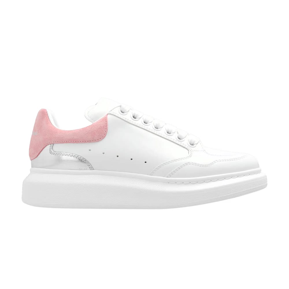 Alexander McQueen Wmns Oversized Sneaker 'White Cherry Blossom Pink'