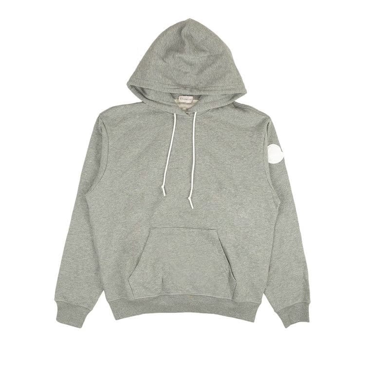 Moncler Maglia Con Cappuccio Hoodie Sweatshirt Grey
