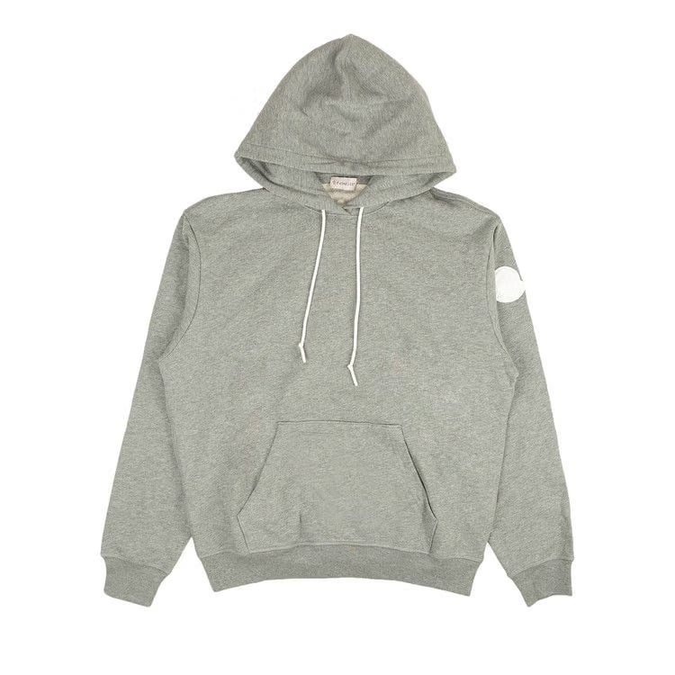 Moncler Maglia Con Cappuccio Hoodie Sweatshirt Grey