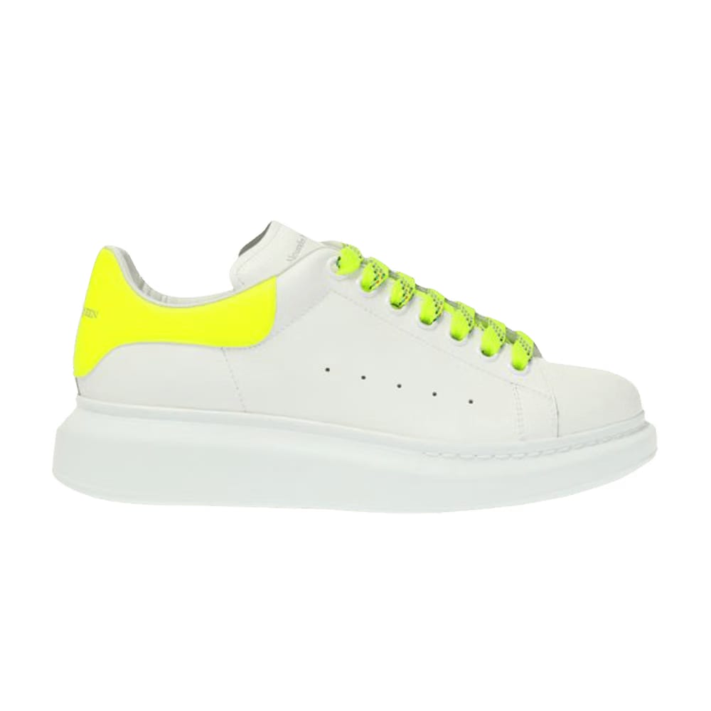 Alexander McQueen Wmns Oversized Sneaker 'White Fluo Yellow'