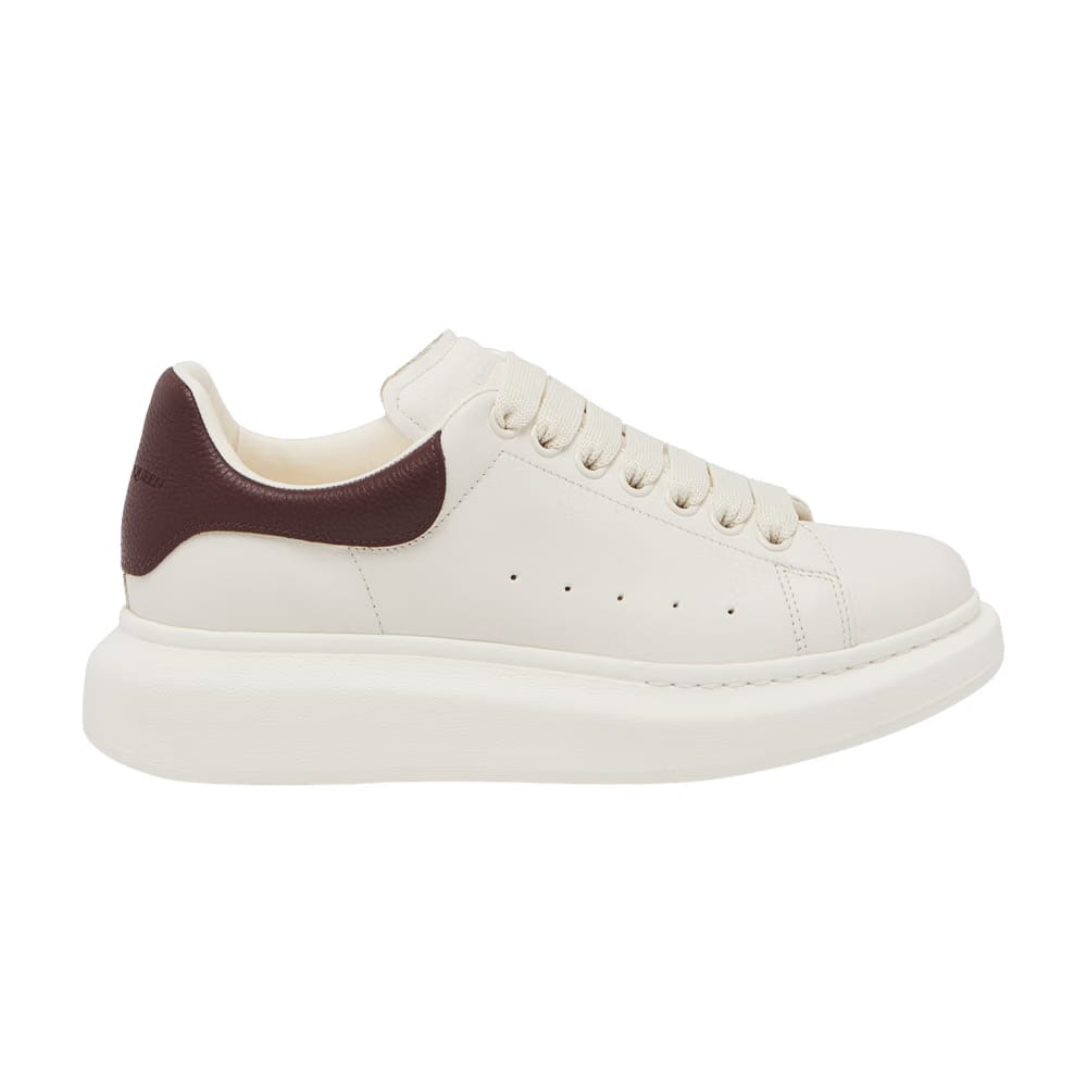 Alexander McQueen Oversized Sneaker Off-White Bordeaux