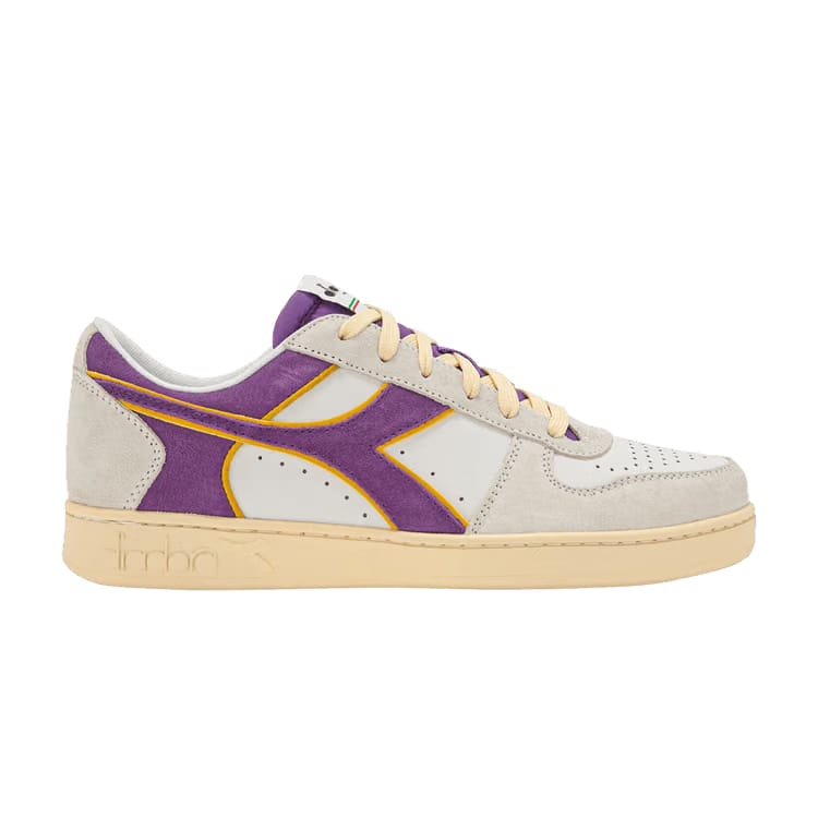 Magic Basket Low White Deep Lavander