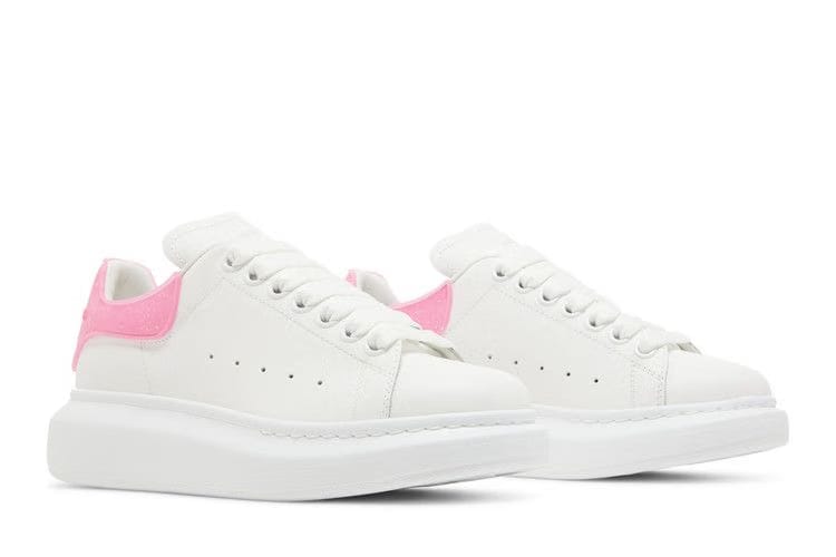 Alexander McQueen Wmns Oversized Sneaker 'White Bright Pink'