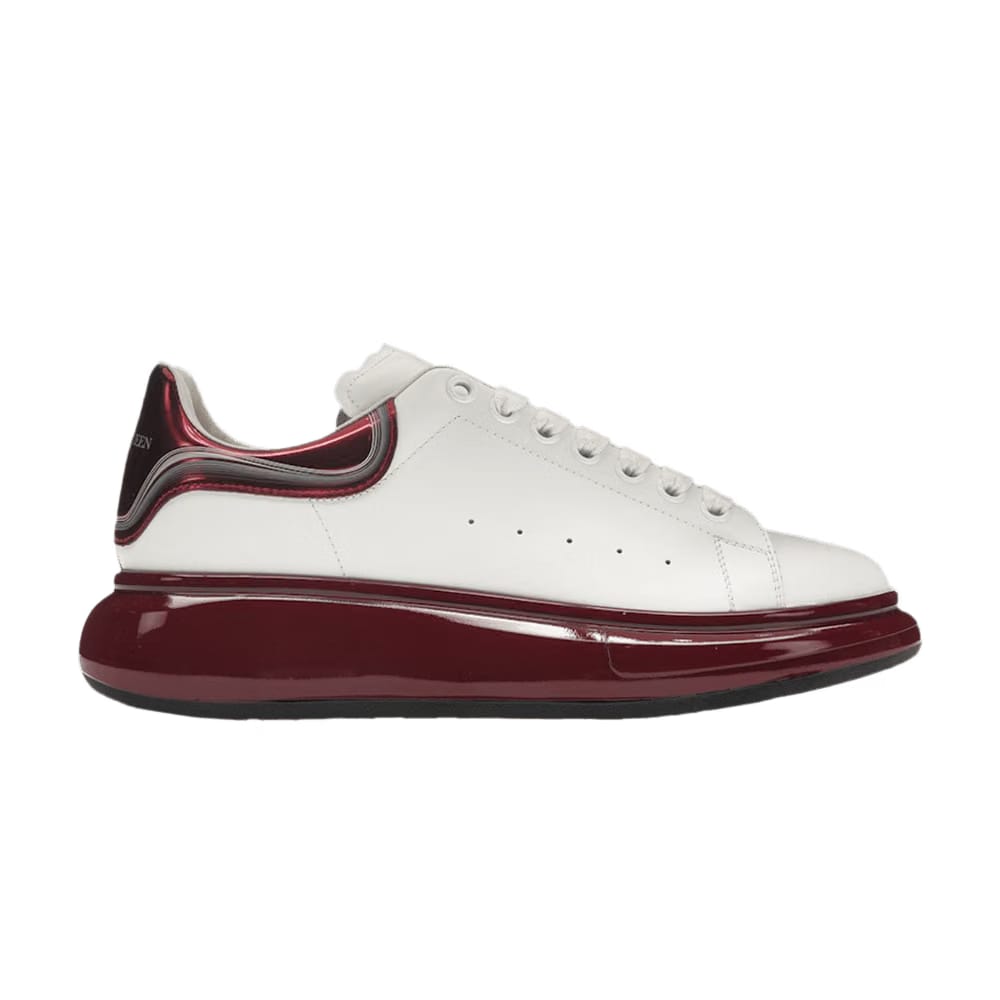 Alexander McQueen Oversized Sneaker White Garnet Black
