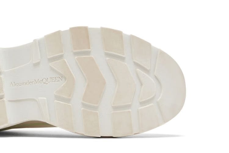 Alexander McQueen Tread Slick Boot Graffiti Logo - White Multi-Color