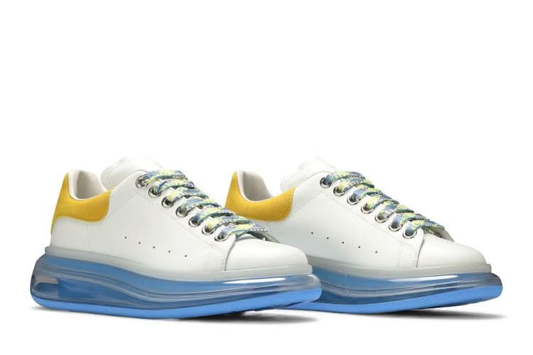 Alexander McQueen Wmns Oversized Sneaker 'White Light Blue'