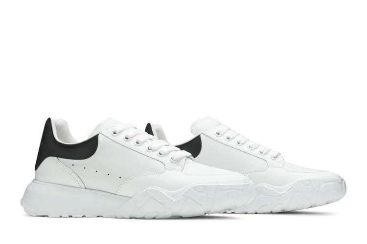 Alexander McQueen Oversized Court Trainer White Mix