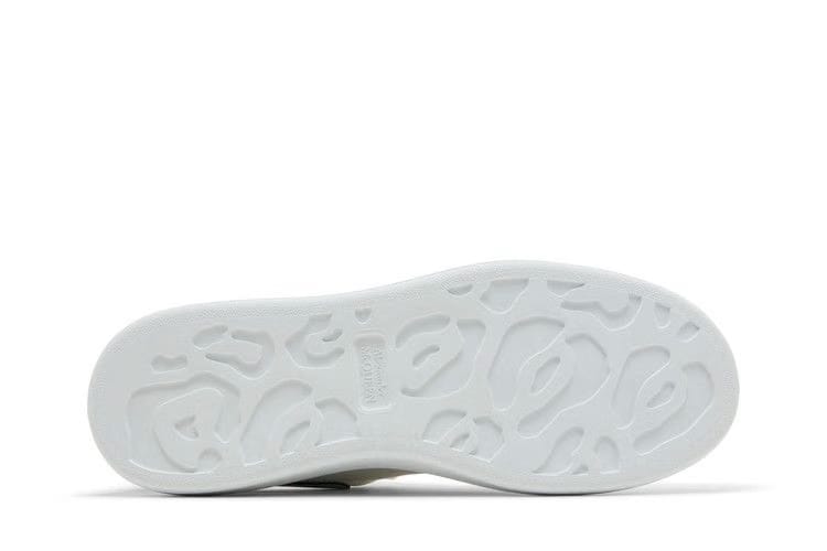 Alexander McQueen Oversized Sneaker Faded Heel - White Black Silver