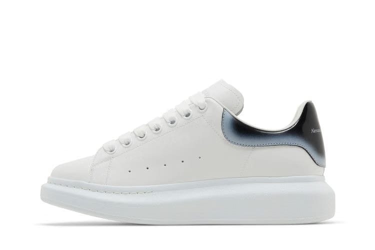 Alexander McQueen Oversized Sneaker Faded Heel - White Black Silver