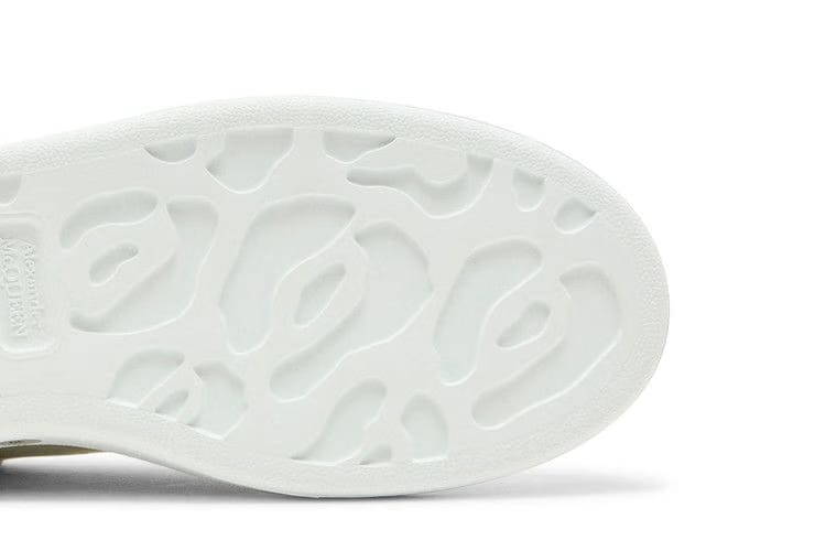 Alexander McQueen Wmns Oversized Sneaker 'White Grey Snakeskin'