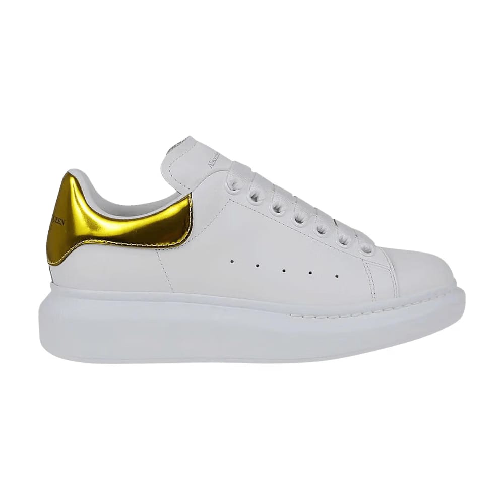 Alexander McQueen Wmns Oversized Sneaker 'White Pop Yellow'