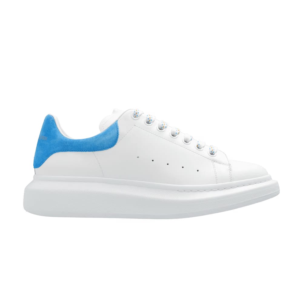 Alexander McQueen Oversized Sneaker White Lapis Blue