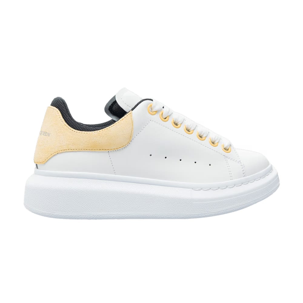 Alexander McQueen Wmns Oversized Sneaker 'Double Heel Tab - White Cream'