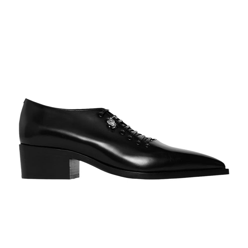 Alexander McQueen Lace-up Derby Black Skull
