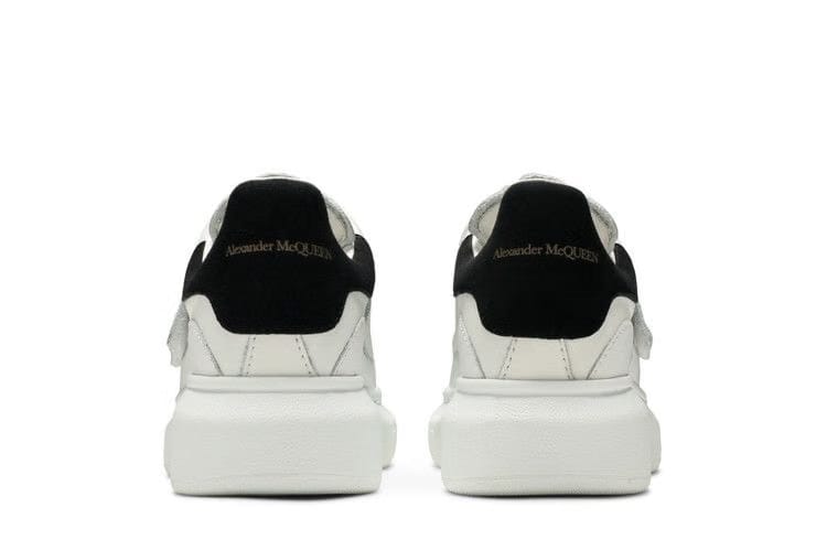Alexander McQueen Oversized Grip-Strap Sneaker Kids White Black
