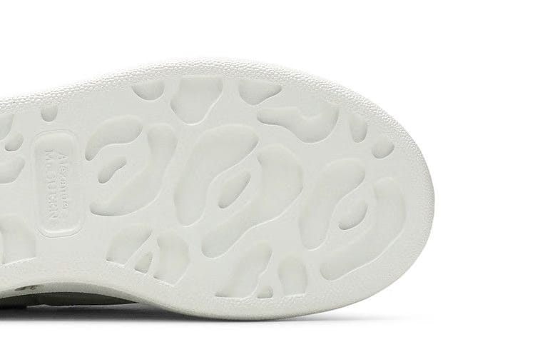 Alexander McQueen Oversized Grip-Strap Sneaker Kids White Black