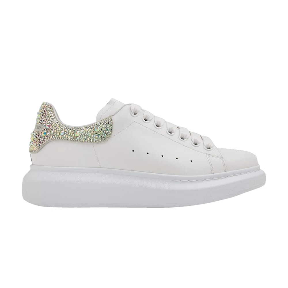 Alexander McQueen Wmns Oversized Sneaker 'White Crystal'