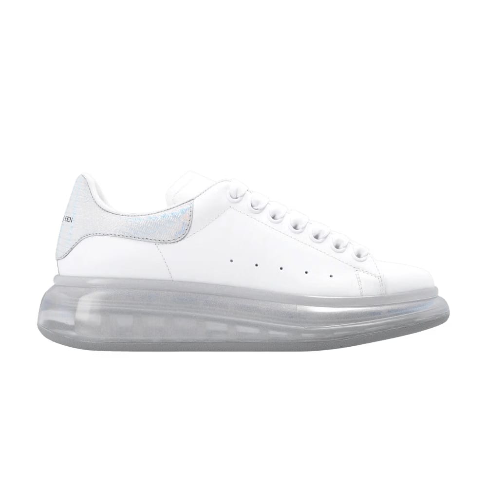 Alexander McQueen Wmns Oversized Sneaker 'Clear Sole - White Multi-Chrome'