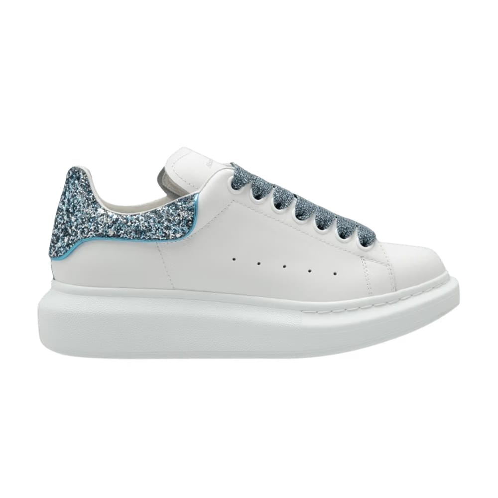 Alexander McQueen Wmns Oversized Sneaker 'White Galaxy Blue'