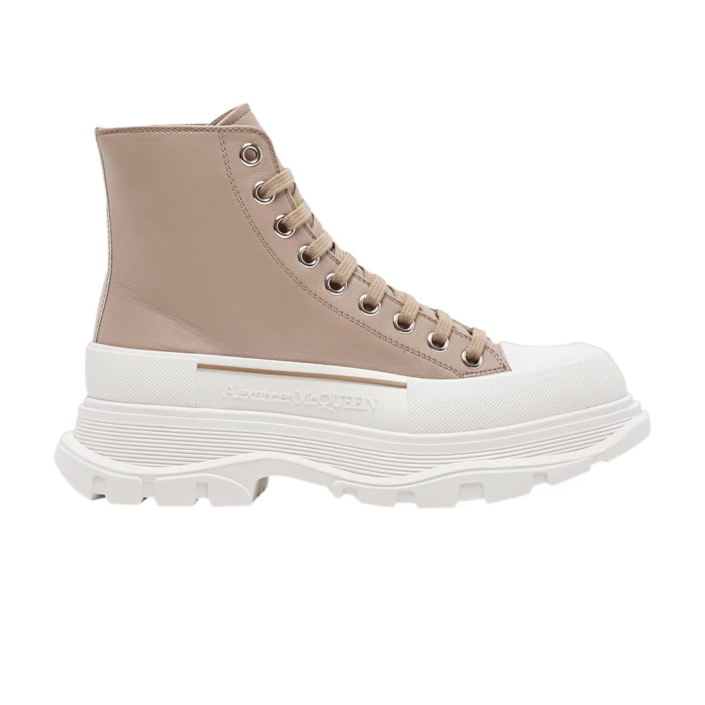Alexander McQueen Wmns Tread Slick Boot 'Beige Leather'