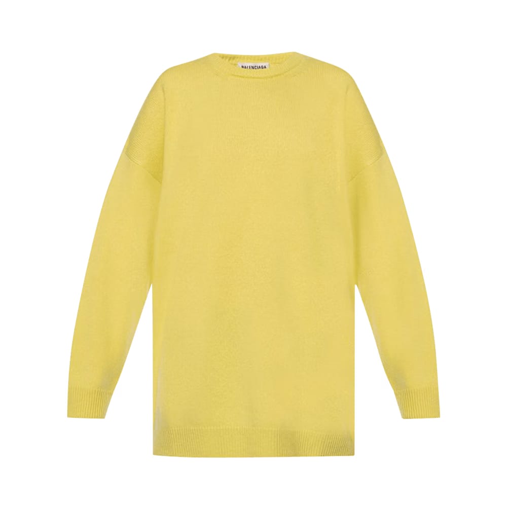 Balenciaga Long Sleeve Crewneck Lime